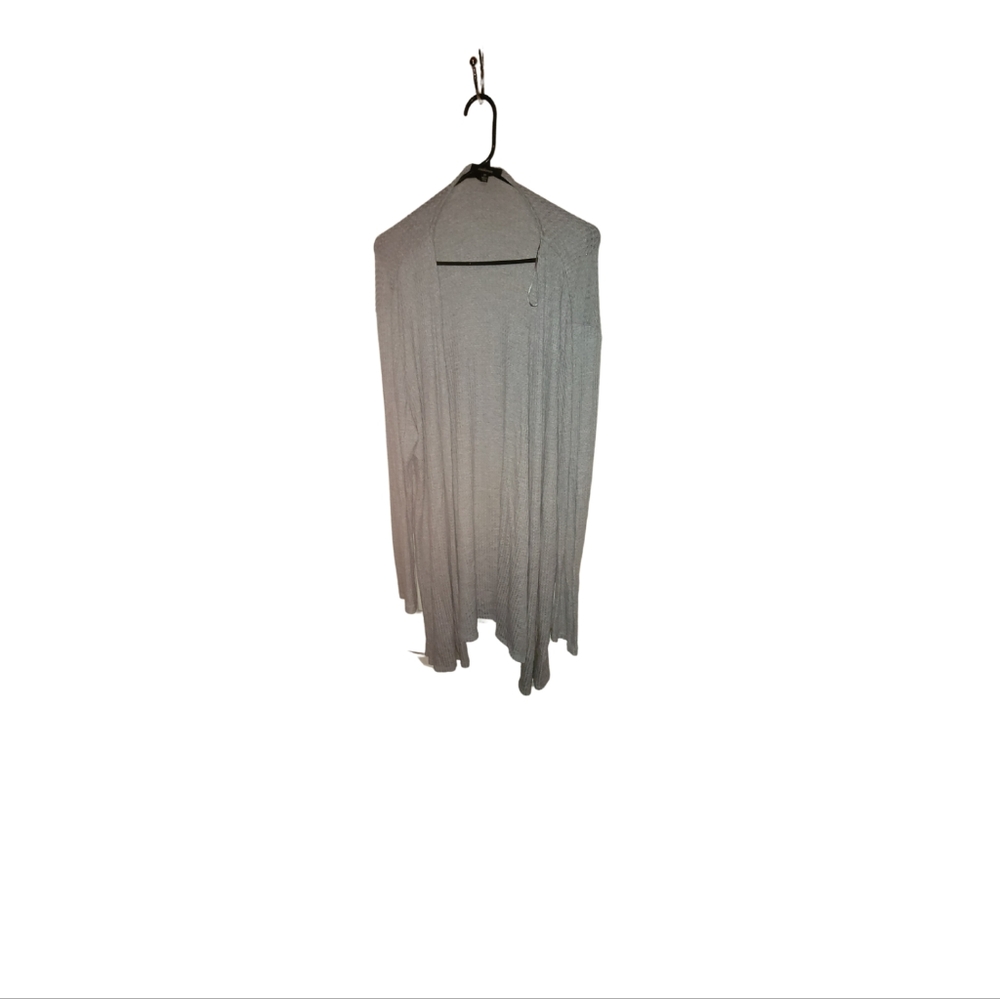 Waffle cardigan gray